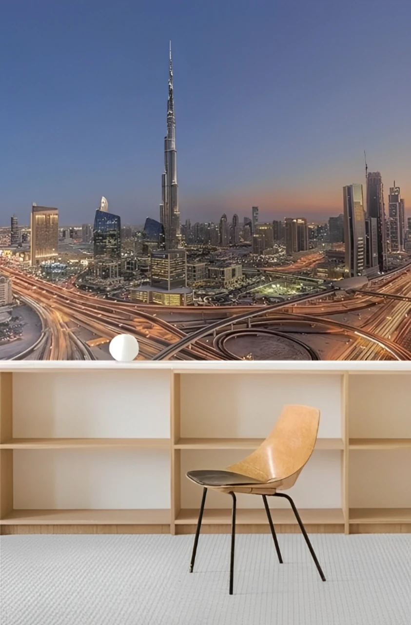 burj khalifa city wallpaper